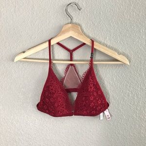 Victoria Secret Burgundy Bralette